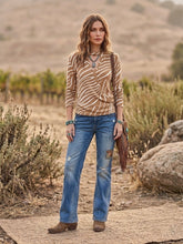 Cargar imagen en el visor de la galería, Polera Collar Camel