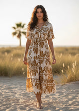 Cargar imagen en el visor de la galería, Vestido Lirio Camel