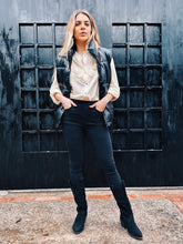 Cargar imagen en el visor de la galería, Legging Jeans Negro (ch2)