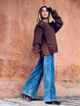 Cargar imagen en el visor de la galería, Chaleco Amanda Café (ap1)