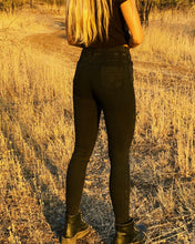 Cargar imagen en el visor de la galería, Legging Jeans Negro (ch2)