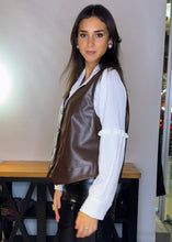 Cargar imagen en el visor de la galería, Gilet Texas Chocolate (ap)
