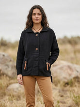 Cargar imagen en el visor de la galería, Abrigo Grace Negro
