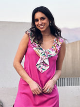 Cargar imagen en el visor de la galería, VESTIDO ABRIL FUCSIA
