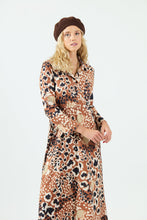 Cargar imagen en el visor de la galería, Vestido Kaya Camel/Crudo (ap)
