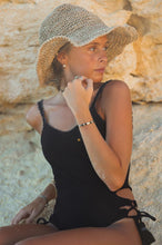 Cargar imagen en el visor de la galería, Lucca BE-S-8537 (Negro, Hueso, Dorado) de Mishky
