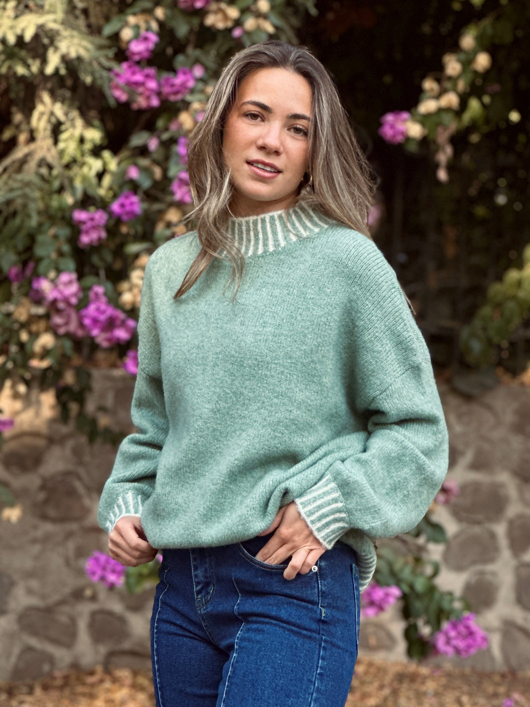 CHALECO RAYÉN MENTA