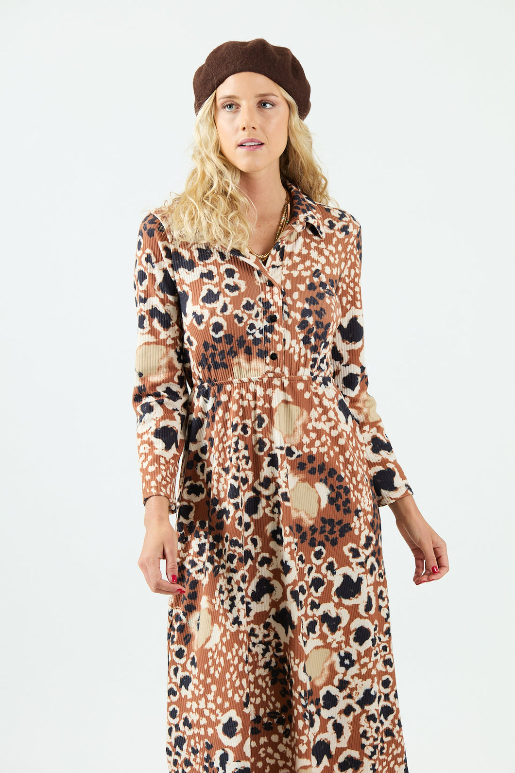 Vestido Kaya Camel/Crudo (ap)