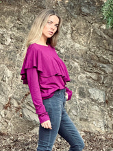 Cargar imagen en el visor de la galería, Polera Zoe Magenta (ap1)
