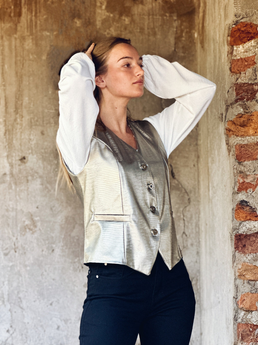 Gilet Texas Croco Foil (ap)