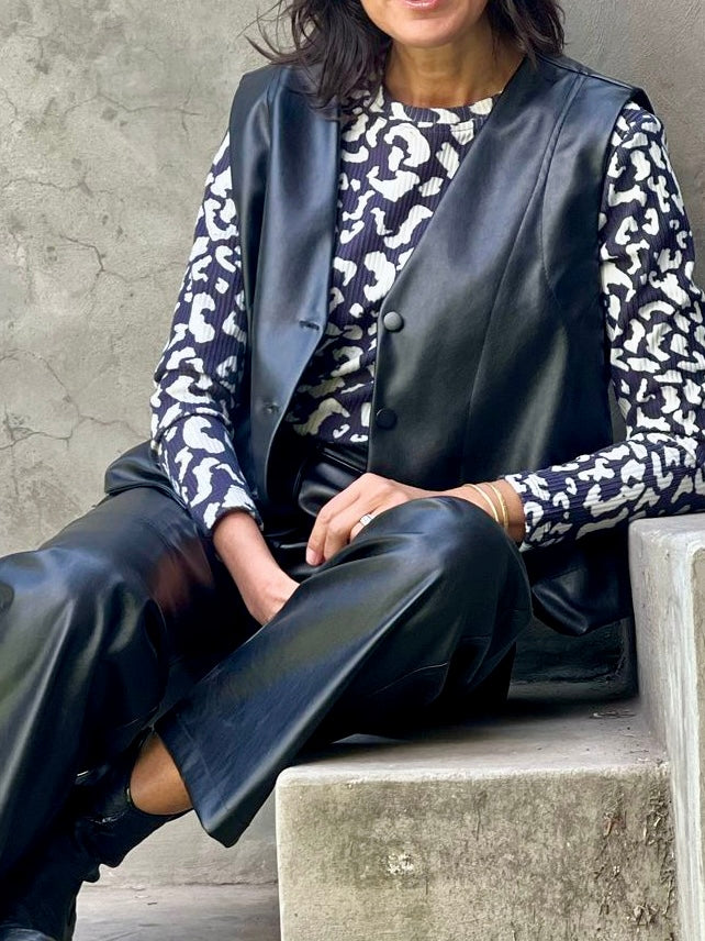 Gilet Texas Negro (ap)