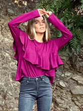 Cargar imagen en el visor de la galería, Polera Zoe Magenta (ap1)
