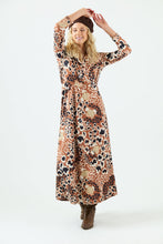 Cargar imagen en el visor de la galería, Vestido Kaya Camel/Crudo (ap)
