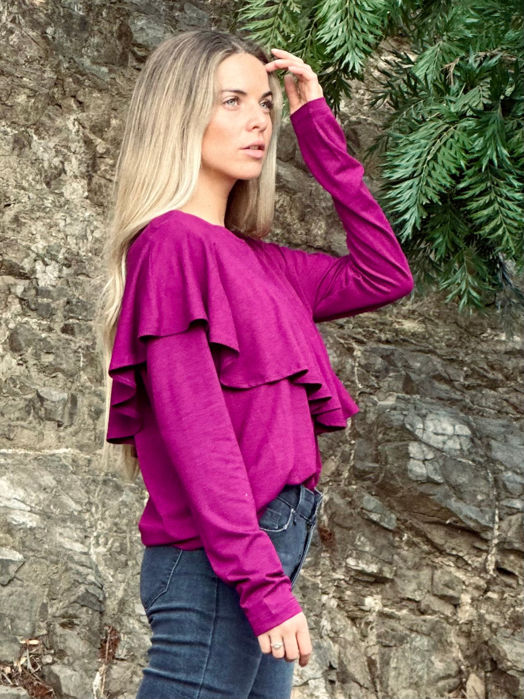 Polera Zoe Magenta (ap1)