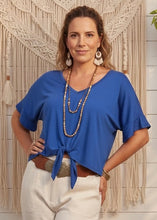 Cargar imagen en el visor de la galería, POLERA CLEO AZULINA (ap)
