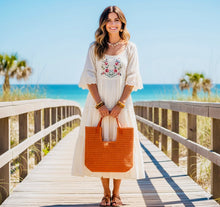 Cargar imagen en el visor de la galería, Bolso Yute Naranjo
