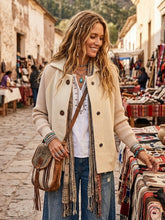 Cargar imagen en el visor de la galería, Abrigo Grace Crudo
