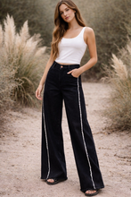 Cargar imagen en el visor de la galería, PALAZZO JULIA NEGRO/BLANCO
