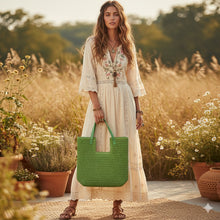 Cargar imagen en el visor de la galería, Bolso Yute Verde
