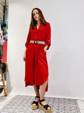 Cargar imagen en el visor de la galería, Vestido Camisero Ame Sandía (ap)
