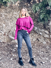 Cargar imagen en el visor de la galería, POLERA ZOE MAGENTA (ap1)
