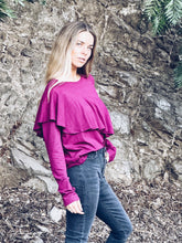 Cargar imagen en el visor de la galería, POLERA ZOE MAGENTA (ap1)
