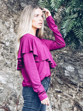 Cargar imagen en el visor de la galería, POLERA ZOE MAGENTA (ap1)
